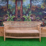 CHAIR WICKER NATURAL 3 SEATER