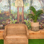 kids wicker 2 seater couch