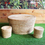 wicker play table combo